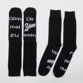 Socken 
"Gönn dir mal..."